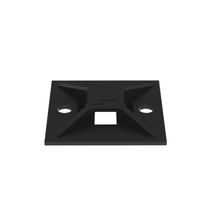 Panduit 4-way Cable Tie Mounts Black Adhesive Mount