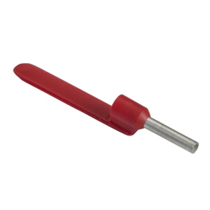 Schneider Electric Insulated Marker Tag Holder Ferrules 18 AWG Red Halogen-free Plastic