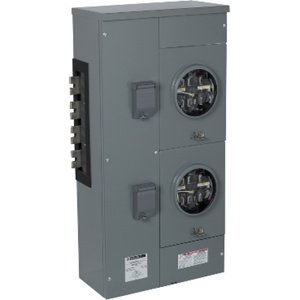 Square D EZ Meter-Pak™ EZM Meter Center Branch Units 225 A 3 phase in ,, 3 phase out