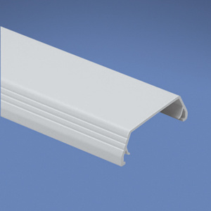 Panduit Pan-Way® T-45 Power Rated Raceway Covers 10 ft PVC Off-white 1 Channel