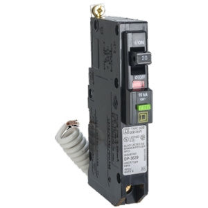 Square D QOB™ Bolt-on Arc Fault Circuit Breakers 20 A 120/240 VAC 10 kAIC 1 Pole 1 Phase