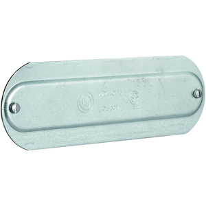 Hubbell-Killark Electric Duraloy Form 5 Series Conduit Body Covers 1/2 in Aluminum Natural