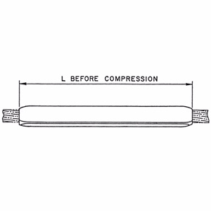 AFL 5200 Repair Splices 2/0 AWG (Str), 3/0 AWG (Str) Aluminum