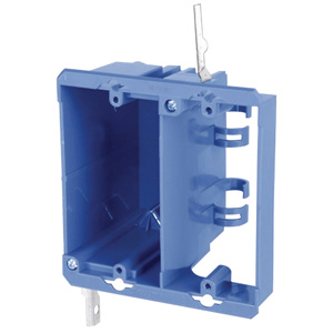 ABB Thomas & Betts Bracketed Dual Voltage Switch/Outlet Boxes Switch/Outlet Box Ears, Swing Clamps 3 in