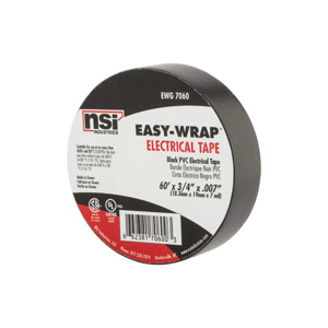 NSI Industries EWG7060 Series Vinyl Electrical Tape 3/4 in x 60 ft 7 mil Black