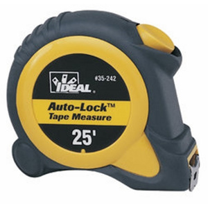 Ideal 35 Automatic Blade Lock Measuring Tapes 25 ft Standard