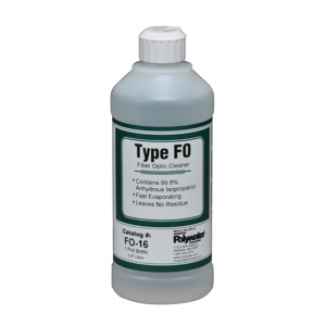 American Polywater Type FO™ Alcohol Fiber Optic Cleaners 16 oz Bottle