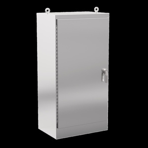 nVent HOFFMAN A30S4 Freestanding 304SS Single Door Single Access N4X Enclosures 72 x 36 x 18 in Hinged Stainless Steel 304 NEMA 3/3R/4/4X/12/13