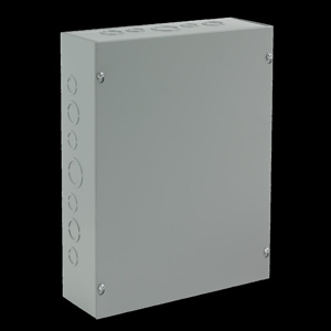 nVent HOFFMAN Wall Mount Screw Cover Junction Boxes 18 x 12 x 10 in With Knockouts Gray NEMA 1