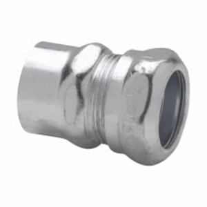 Eaton Crouse-Hinds EMT-to-Flex Conduit Compression x Threaded Couplings 1/2 in Steel