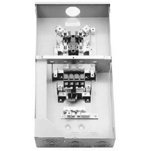 ABB Midwest Electric THQL Series Ringless Main Breaker Combination Service Entrance Loadcenters 200 A Ringless Style - Surface OH/UG