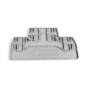 Rockwell Automation 1492-EB Terminal Block End Barriers 2 x 41.9 x 75.6 mm Gray For Spring Clamp Type Terminal Blocks, 1492-LD2, LDG2, LD2C, LDG2C