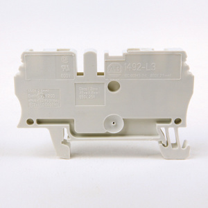 Rockwell Automation 1492-L3 Series IEC Style Feed-thru Terminal Blocks Spring Clamp 20 - 12 AWG