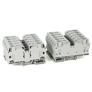 Rockwell Automation 1492-L3 Series IEC Style Feed-thru Terminal Blocks Spring Clamp #12 to #2 AWG