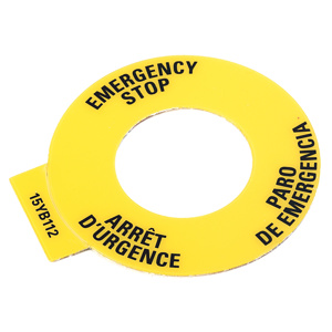 800F-15YB112 LGND EMERGENCY STOP YEL