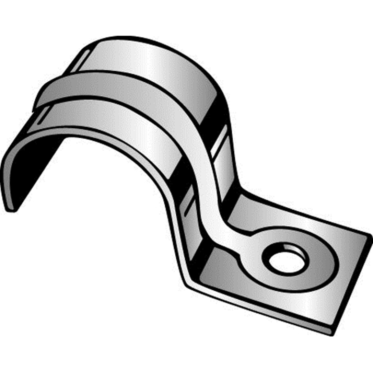  Minerallac Onehole EMT Conduit Straps 1 in EMT Border States