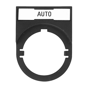 800F-11BE186 LEGEND PLATE RESET BLK