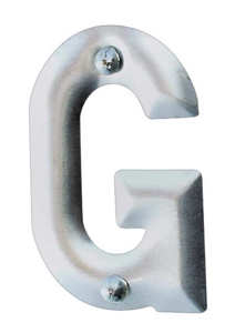 Premax Roman Typeface Embossed Aluminum Letters and Numbers G Aluminum