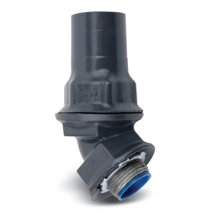 ABB Ocal ST Series 45 Degree Liquidtight Connectors Non-insulated 1/2 in Compression x Threaded Steel