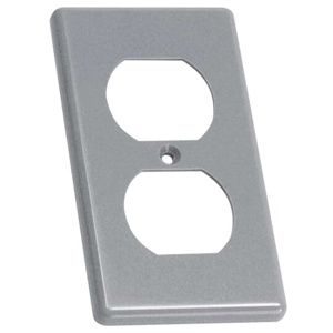 ABB Thomas & Betts Handy Utility Box Covers Duplex Receptacle Raised Gray