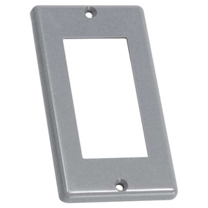 ABB Thomas & Betts Handy Utility Box Covers Decorator/GFCI Raised Gray