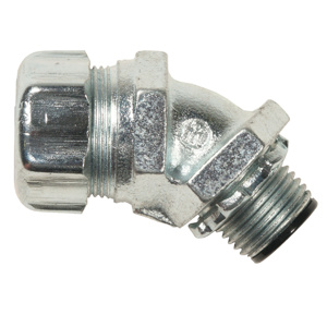 ABB Thomas & Betts 5300-HT High Temperature Series 45 Degree <em class="search-results-highlight">Liquidtight</em> Connectors Insulated 1 in Compression x Threaded Malleable Iron