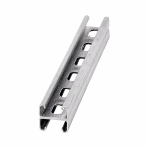 Eaton B-Line B54SHA Back-to-Back Slotted Strut Channels 1-5/8" x 13/16" Back To Back, Slotted Pre-galvanized