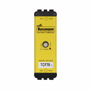 Eaton Bussmann TCF Low-Peak CUBEFuse Series Indicating Time Delay Class CF Fuses
