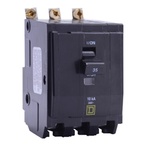 Square D QOB™ Series Molded Case Bolt-on Circuit Breakers 70 A 120/240 VAC 10 kAIC 3 Pole 3 Phase