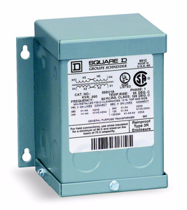 Square D S1F Encapsulated General Purpose Dry-type Transformers 240 x 480 V 1 phase