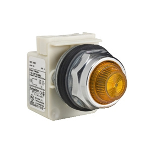 Square D Harmony™ 9001K 30 mm Pilot Lights Amber Incandescent 30.5 mm Illuminated