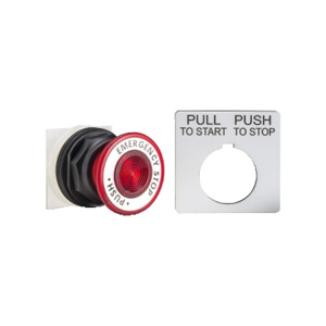 Square D Harmony™ 9001SK Push Buttons 30.5 mm NEMA No Illumination Plastic Red