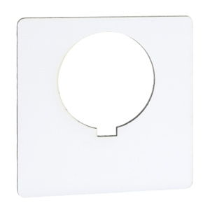 Square D Harmony™ 9001K Series Legend Plates 30 mm Blank White
