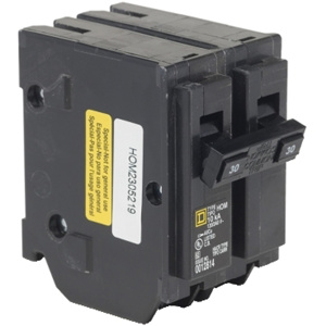 Square D Homeline™ HOM Series Molded Case Plug-in Circuit Breakers 2 Pole 120 VAC 20 A