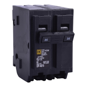 Square D Homeline™ HOM Series Molded Case Plug-in Circuit Breakers 2 Pole 120 VAC 40 A