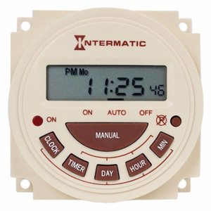 Intermatic PB300 Series Electronic Panel Mount Timers 20 A