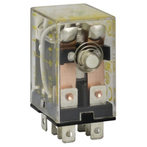 Square D 8501R Harmony™ Miniature Plug-in Ice Cube Relays 24 VAC Square Base 8 Blade 15 A DPDT