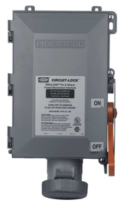 Hubbell Wiring HBL Series Pin and Sleeve Mechanical Interlock Devices 60 A Non-NEMA 3P4W 600 VAC/250 VDC