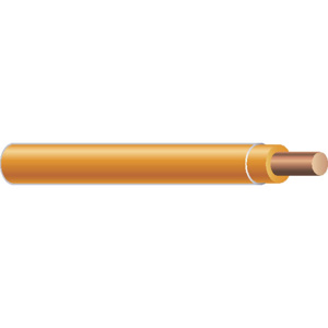 Generic Brand Solid Copper <em class="search-results-highlight">THHN</em> Jacketed Wire 12 AWG 500 ft Carton Orange