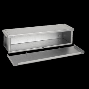 nVent HOFFMAN NEMA 3R Screw Cover Steel Wiring Troughs 12 x 12 x 96 in Without Knockouts