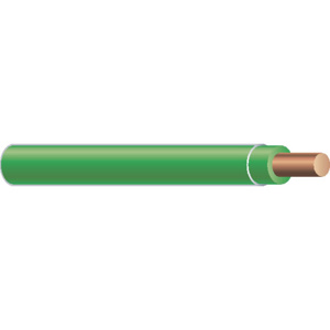 Generic Brand Solid Copper <em class="search-results-highlight">THHN</em> Jacketed Wire 10 AWG 500 ft Carton Green