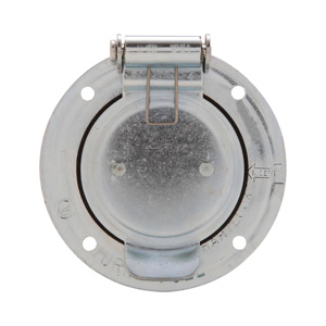 Eaton Wiring Devices CS6376 Series Locking Flanged Inlets with Lid 50 A 125/250 V 3P4W Non-NEMA