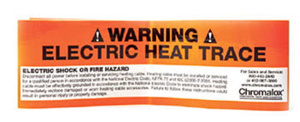 Chromalox CL Series Heater Caution Labels