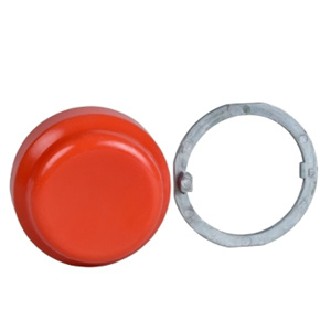 Square D Harmony 9001K Push Button Caps 30 mm Red silicone rubber