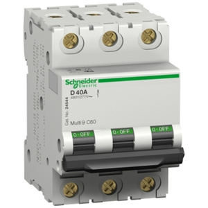 Schneider Electric Multi 9™ C60 Miniature Circuit Breakers 10 A 480Y/277 VAC 3 Pole