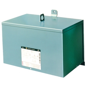 Square D Encapsulated Three Phase Dry-type Transformers 480 Delta VAC - 208Y/120 VAC 9 kVA N3R Enclosure (2) 5% FCBN