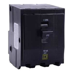 Square D QO™ Series Molded Case Plug-in Circuit Breakers 3 Pole 240 VAC 20 A