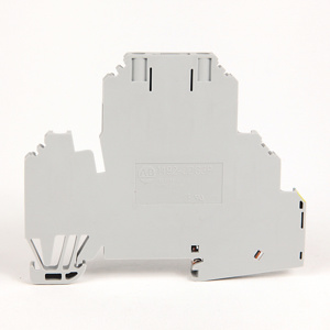 Rockwell Automation 1492-JDG3P J Series IEC Style Multi-conductor Plug-in Feed-thru Ground Blocks Screw Terminal 2 Tier 30 - 12 AWG