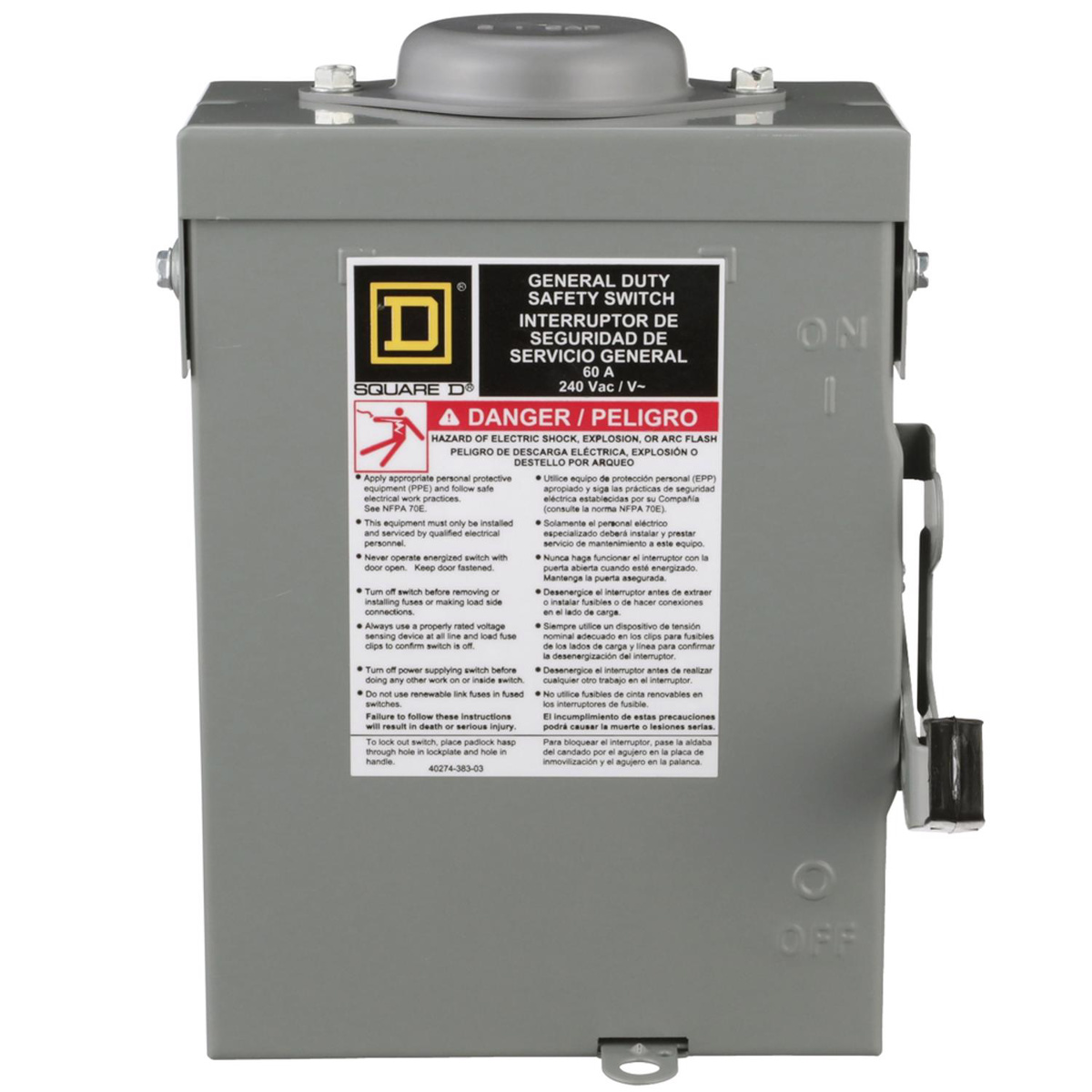 Square D Square D DU2 Series General Duty Single Phase Nonfused