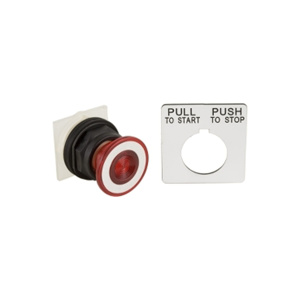 Square D Harmony™ 9001SK 30 mm Push Buttons 30.5 mm Red NEMA 30.5mm Non Metallic